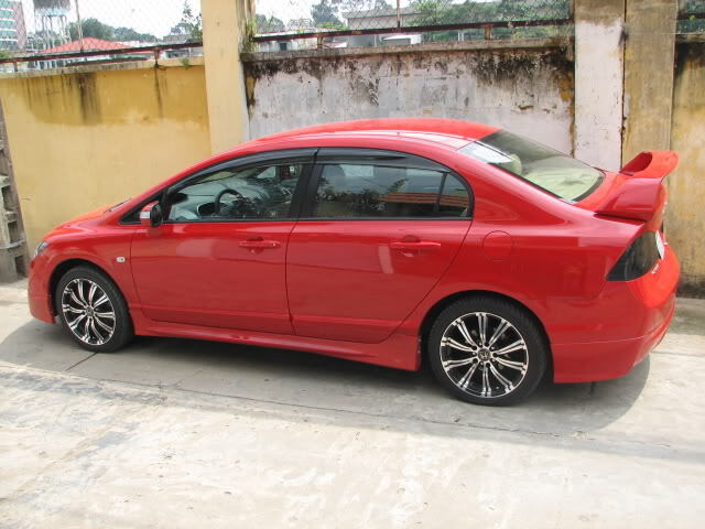 Civic Mugen đỏ đầu tiên tại VN .. độ tại Honda Kim Thanh!