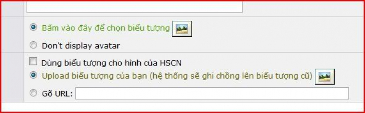 Sao em ko đặt hình avatar như ý em được?