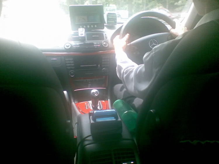 Nội thất E-Class 2007 làm taxi tại Singapore