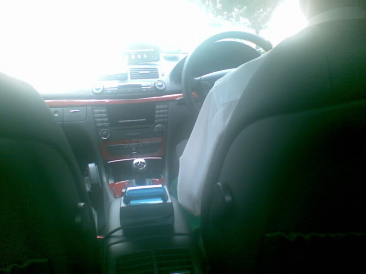 Nội thất E-Class 2007 làm taxi tại Singapore
