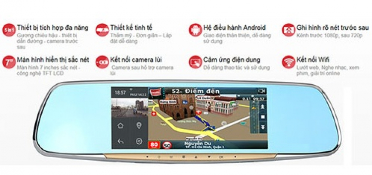 Camera hành trình chính hãng HP, Vietmap, Blackvue, Gnet giá tốt nhất