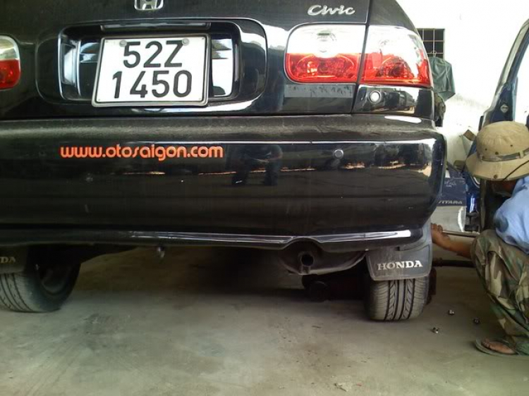 Độ Civic phần 3 - alloy và exhaust - new updated