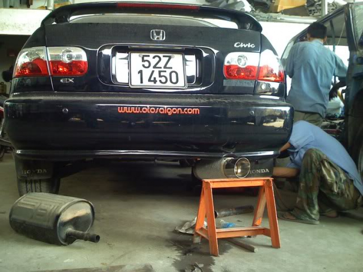 Độ Civic phần 3 - alloy và exhaust - new updated Độ Civic phần 3 - alloy và exhaust - new updated