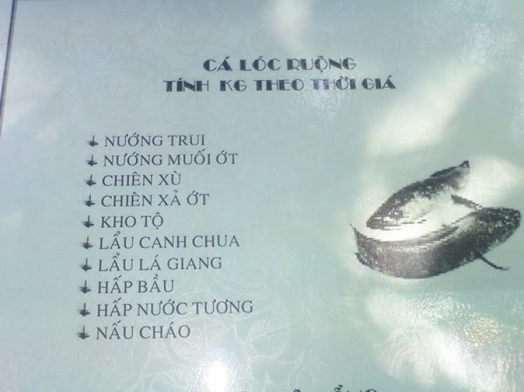 Chương trình câu cá - dã ngoại OSFC: Hồ Trị An- Đảo Ó - (05-06/04/08)