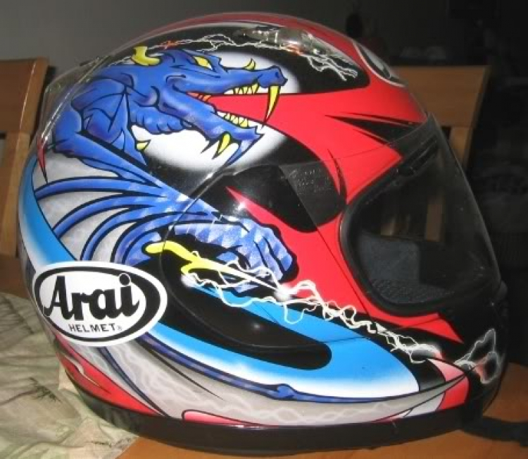 Nhờ lấy lại thông tin về người muốn bán mũ bảo hiểm xe máy cả đầu hiệu ARAI