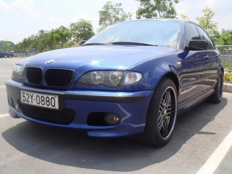 Blue BMW