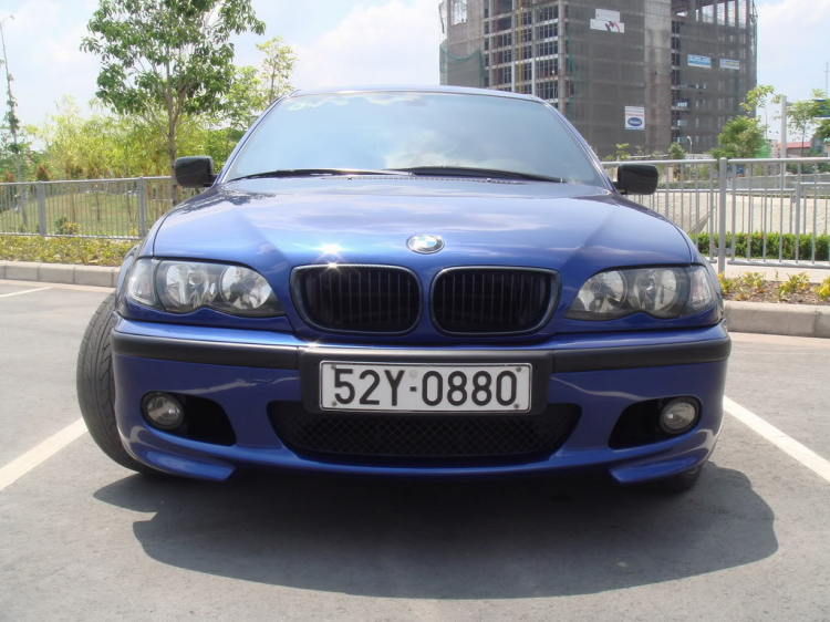 Blue BMW