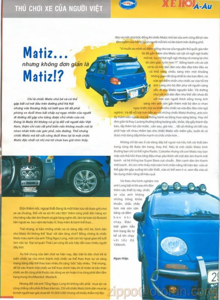 Matiz độ khủng nhất Việt Nam