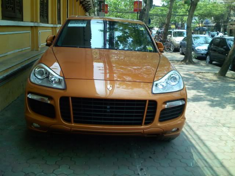 Porsche Cayenne GTS all orange ^__^