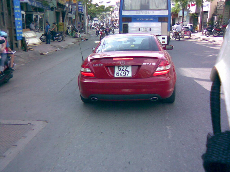 Red Mercedes SLK ở Gò Vấp