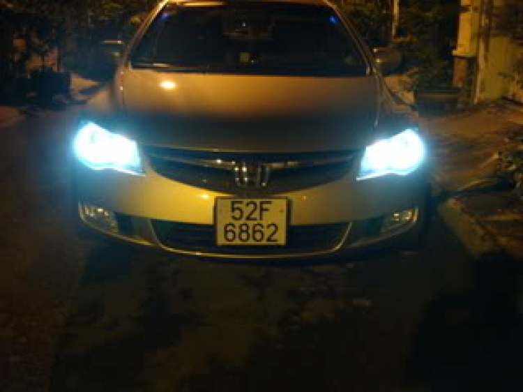 Chóa đèn 1.8 gắn Xenon OK