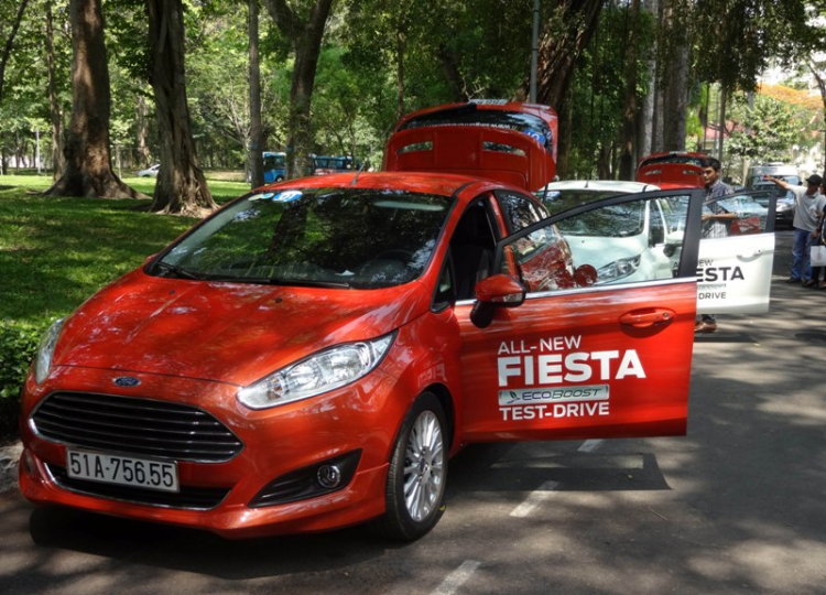 Mức tiết kiệm tối đa trên Ford Fiesta 1.0 Ecoboost : 4,3 lít/100 km