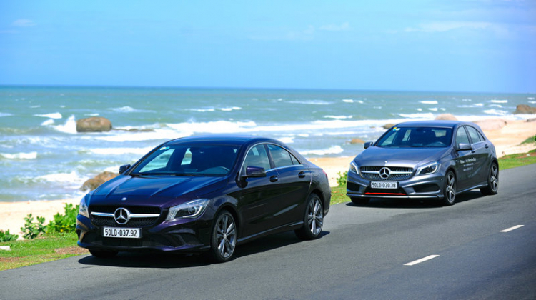 Mercedes A250 AMG & CLA200 và hành trình SG - Cam Ranh - Đầm Môn - Đà Lạt - SG