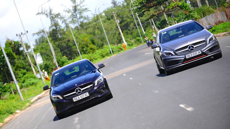 Mercedes A250 AMG & CLA200 và hành trình SG - Cam Ranh - Đầm Môn - Đà Lạt - SG