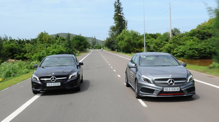 Mercedes A250 AMG & CLA200 và hành trình SG - Cam Ranh - Đầm Môn - Đà Lạt - SG