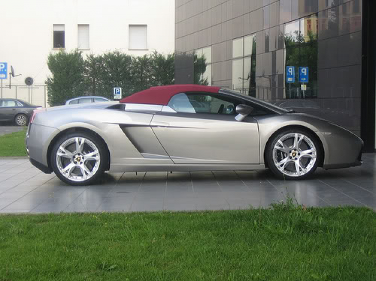 Chùm ảnh về Lamborghini Gallardo Spyder