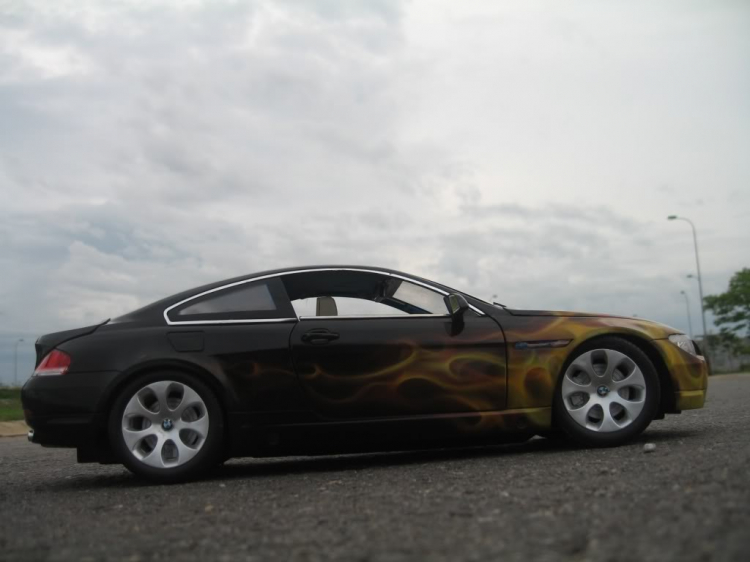 BMW 645Ci mô hình với nghệ thuật AIRBRUSH