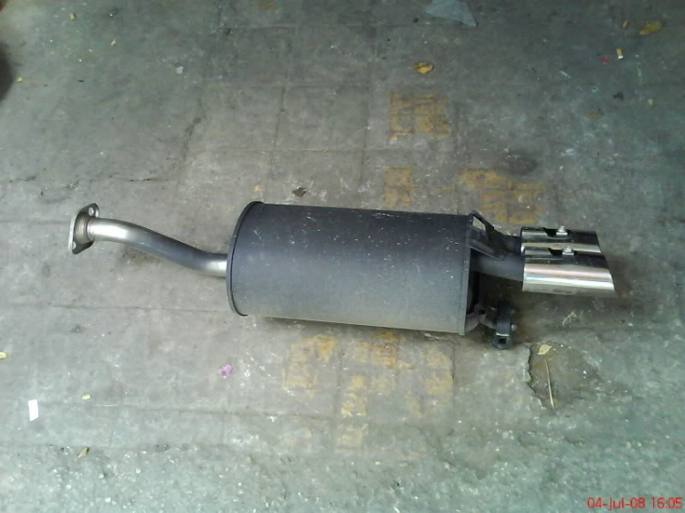 Civic độ Exhaust pipe Mugen silencer