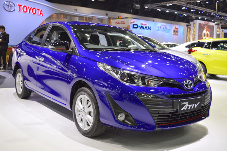 Chiêm ngưỡng bộ đôi Toyota Yaris Ativ vừa ra mắt tại Thái Lan