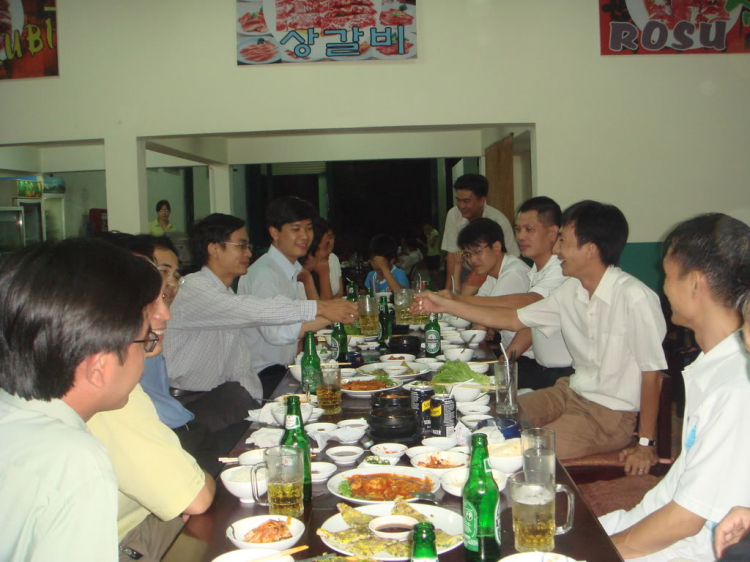 hình ảnh welcome party đón bác truongptcl