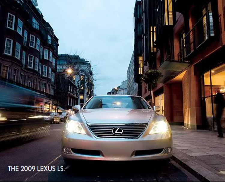 Mô tả chi tiết các công nghệ trên Lexus LS 460L 2009