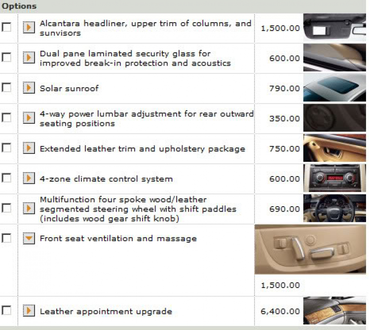 Mô tả chi tiết công nghệ trên Audi A8L model 2009 Mô tả chi tiết công nghệ trên Audi A8L model 2009