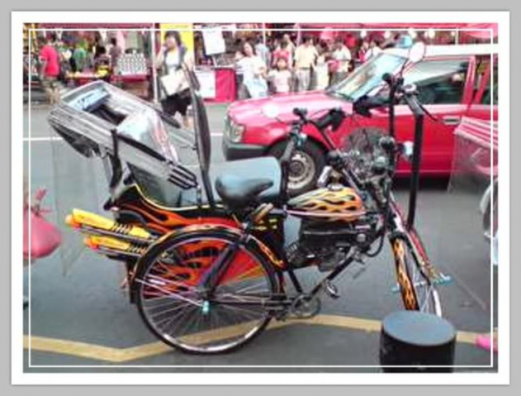 Ghost Rider ... Moto-bicycle !?!?
