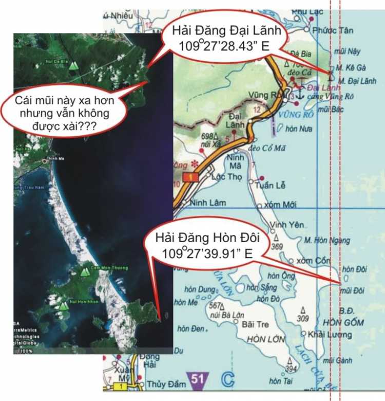 cực Đông của Việt Nam : Hải Đăng Mũi Đại Lãnh (Phú Yên) ???
