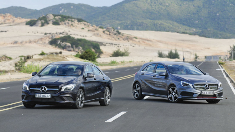 Mercedes A250 AMG & CLA200 và hành trình SG - Cam Ranh - Đầm Môn - Đà Lạt - SG