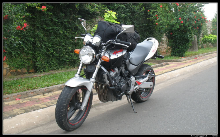 nhờ bác Đức da đỏ tư vấn...... Hornet 250, màu xanh.... nhờ bác Đức da đỏ tư vấn...... Hornet 250, màu xanh....