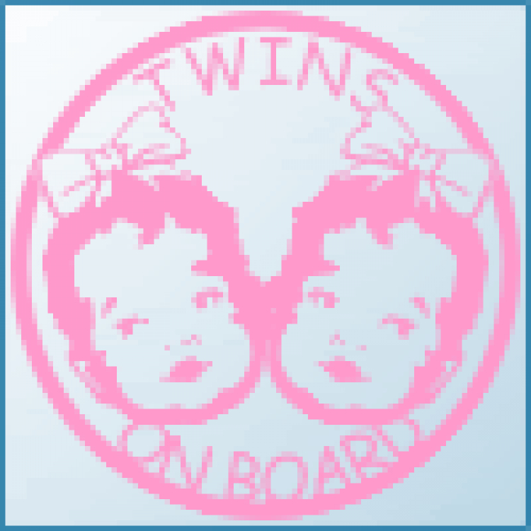 Decal..."baby in car". Decal..."baby in car".