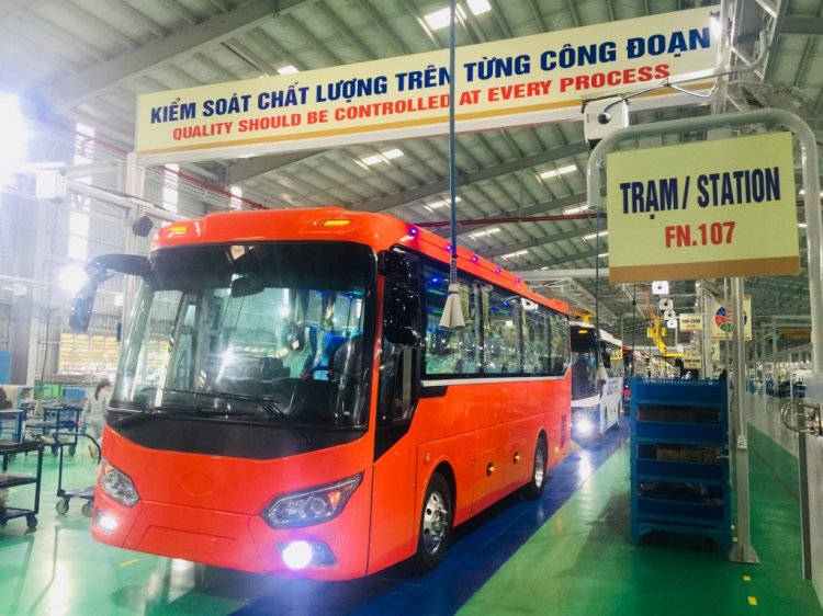 Trường Hải khánh thành nhà máy xe bus lớn nhất Đông Nam Á