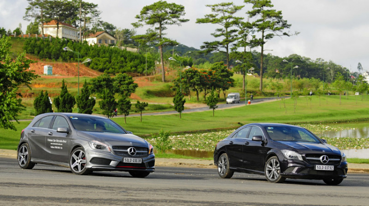 Mercedes A250 AMG & CLA200 và hành trình SG - Cam Ranh - Đầm Môn - Đà Lạt - SG