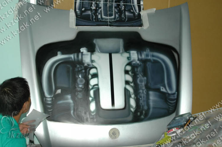 Rexton khai xuân KZAK AIRBRUSH... Rexton khai xuân KZAK AIRBRUSH...