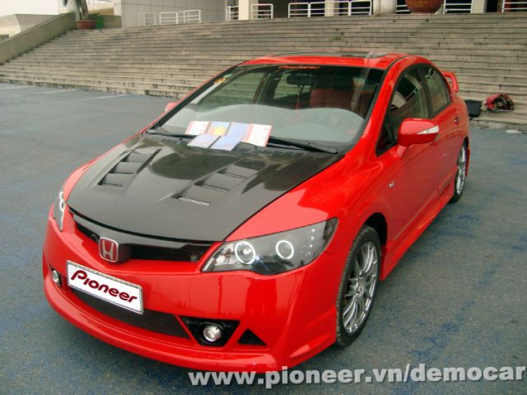 Pioneer Demo với Honda Civic - Long Thịnh Audio