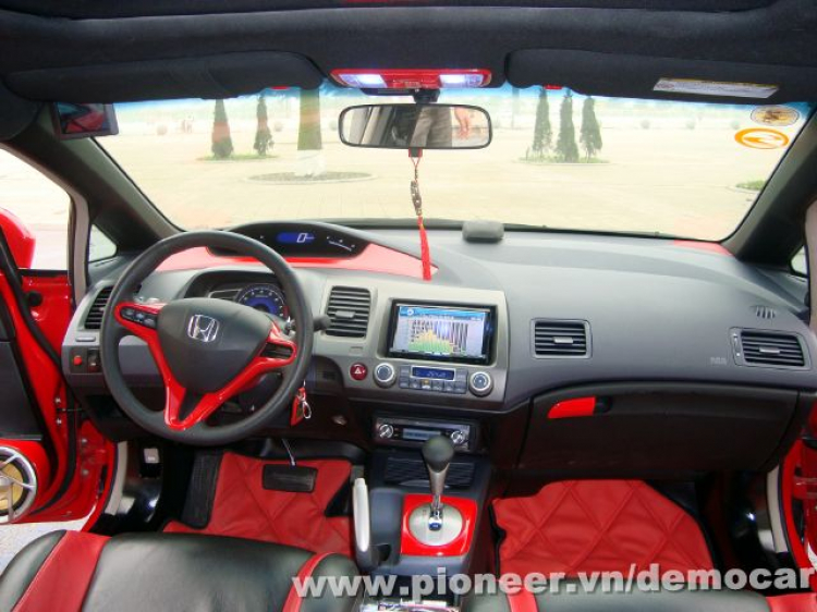 Pioneer Demo với Honda Civic - Long Thịnh Audio