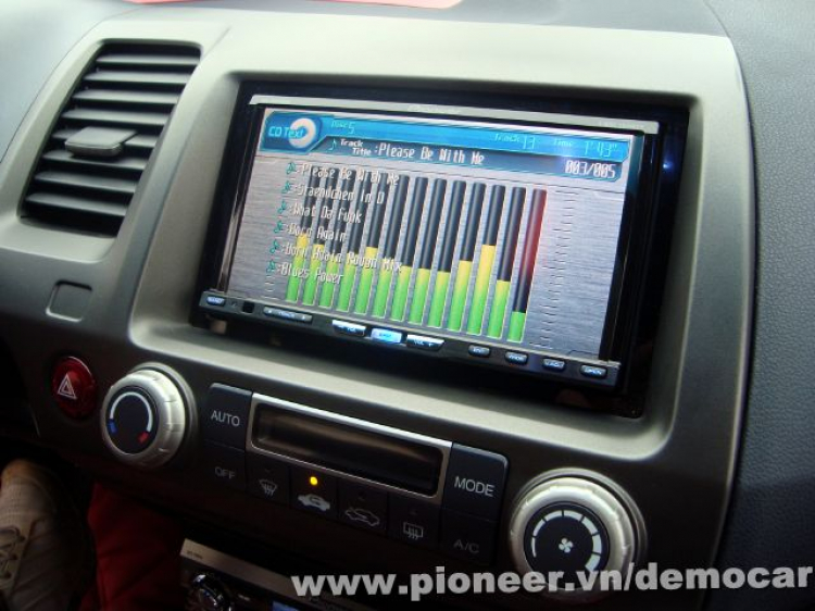 Pioneer Demo với Honda Civic - Long Thịnh Audio