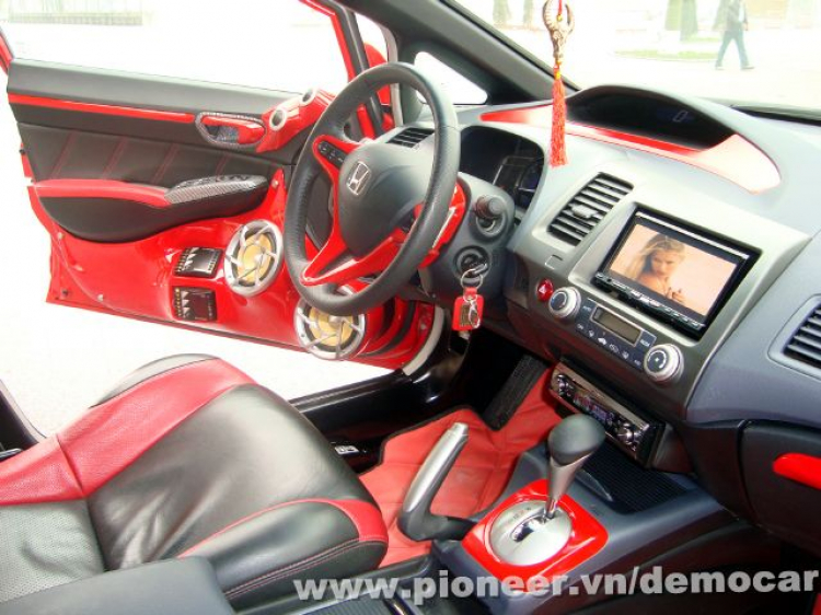 Pioneer Demo với Honda Civic - Long Thịnh Audio