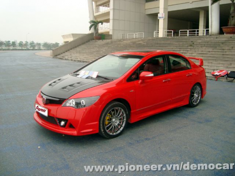 Pioneer Demo với Honda Civic Type R