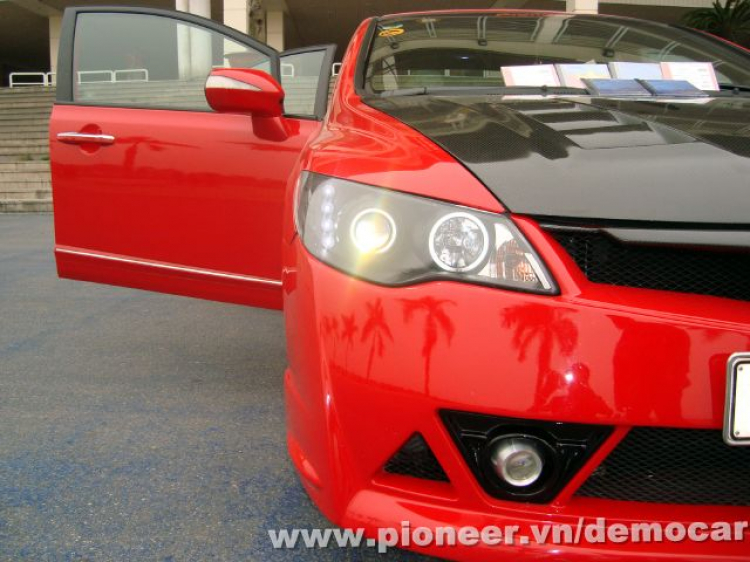 Pioneer Demo với Honda Civic Type R