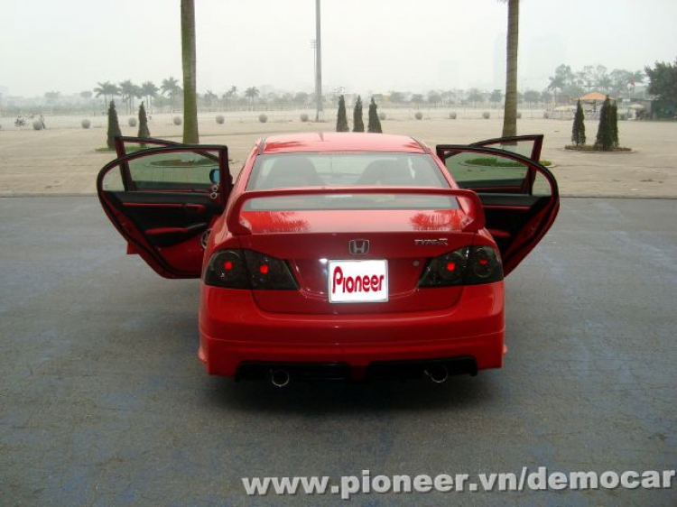 Pioneer Demo với Honda Civic Type R