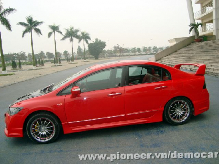 Pioneer Demo với Honda Civic Type R