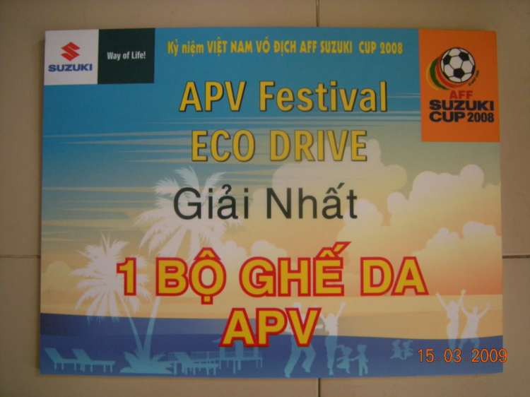 Thi lái xe APV tiết kiệm-Chúc mừng bác Garaao Thi lái xe APV tiết kiệm-Chúc mừng bác Garaao