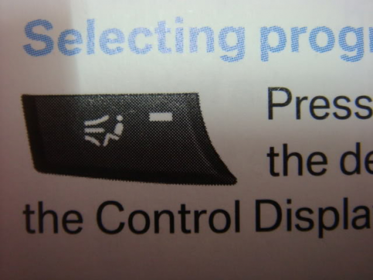 Làm sao để tắt nút Manual air distribution ở X5 ?