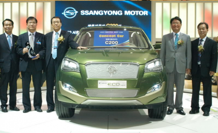 Ssangyong c200 được chọn là xe Concept Car xuất sắc nhất Seoul Motor Show 2009