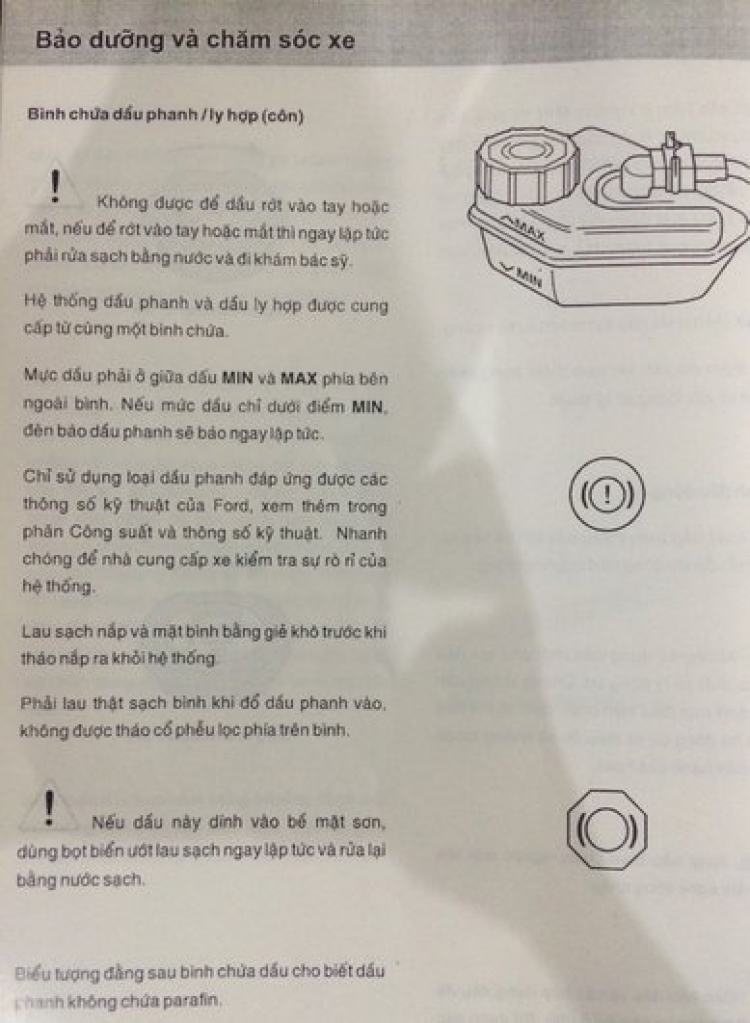 Các bác chỉ giúp em vị trí của các bộ phận trong khoang máy Mondeo