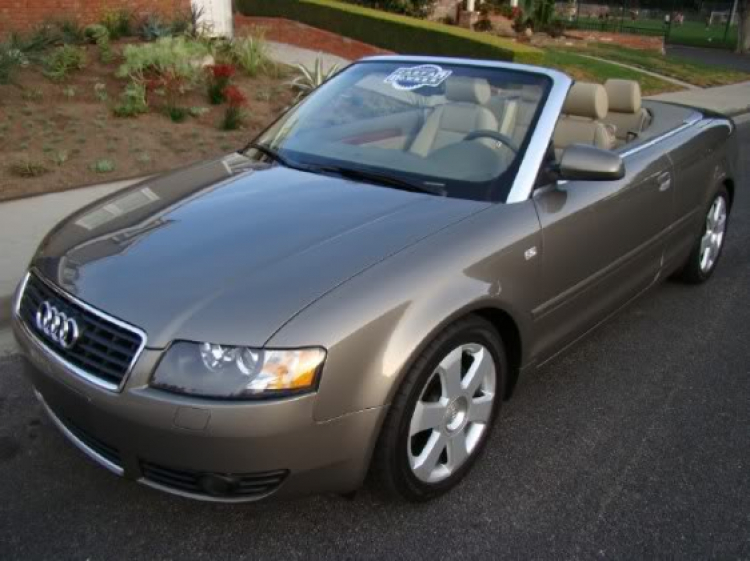 Audi A4 Cabriolet - Mui Trần