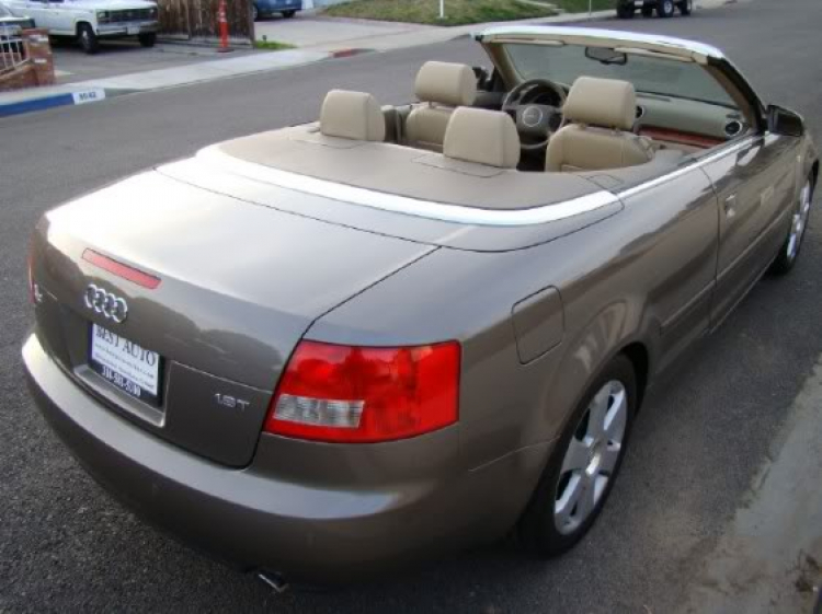 Audi A4 Cabriolet - Mui Trần