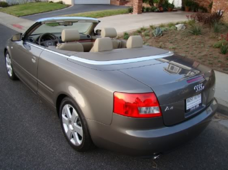 Audi A4 Cabriolet - Mui Trần