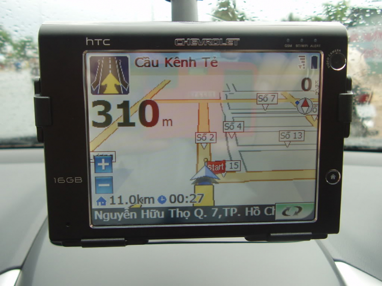 Sử dụng GPS Chevrolet trên xe Captiva thật tuyệt vời !!!!!